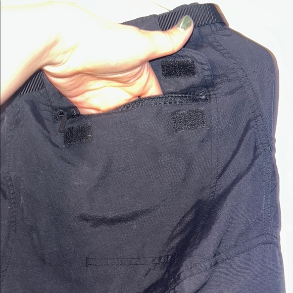 Convertible Utility Black Cargo Pants Adjustable Zipper Pockets mountain cyber - Picture 15 of 17